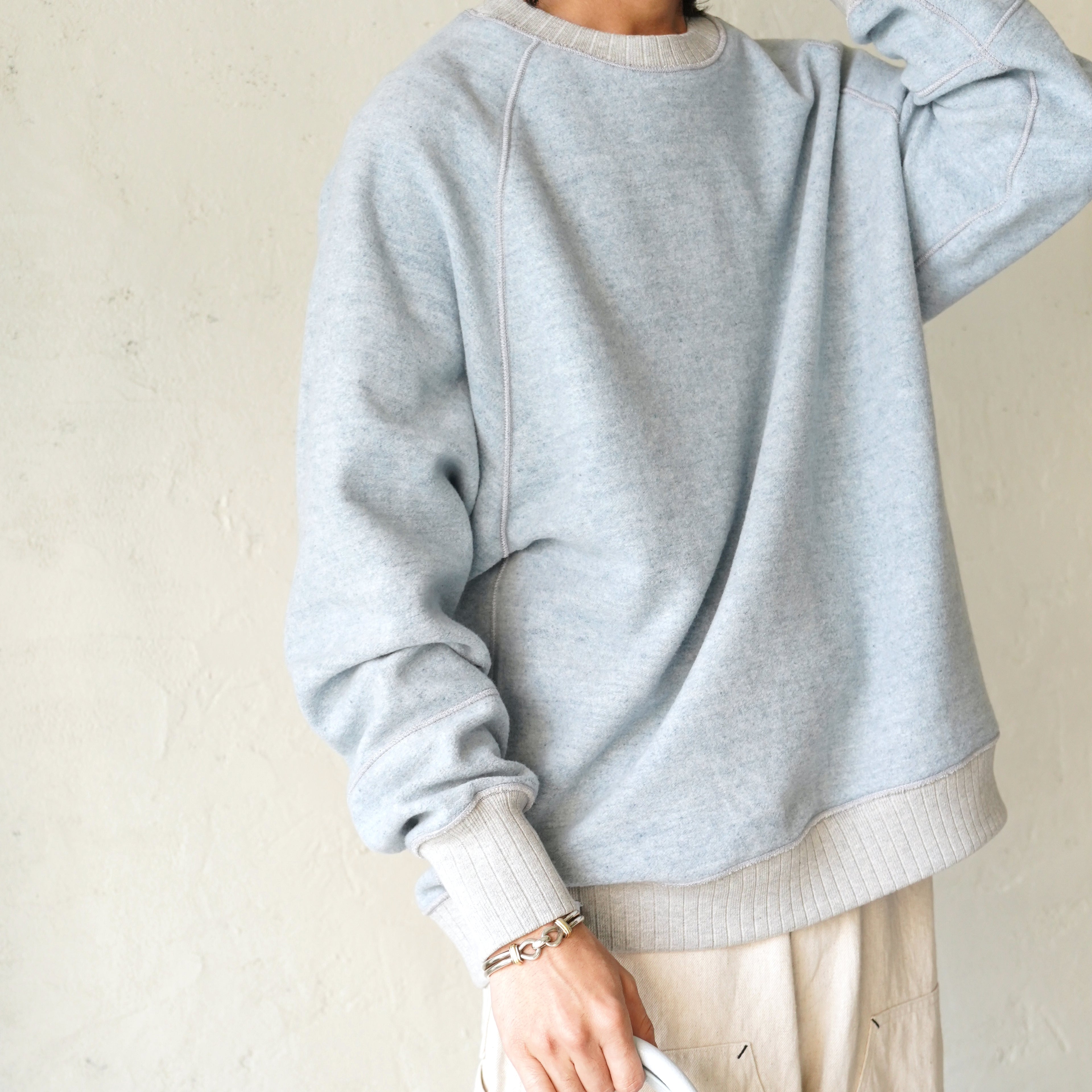 Annaut / DAILY REVERSIBLE C/N SWEAT