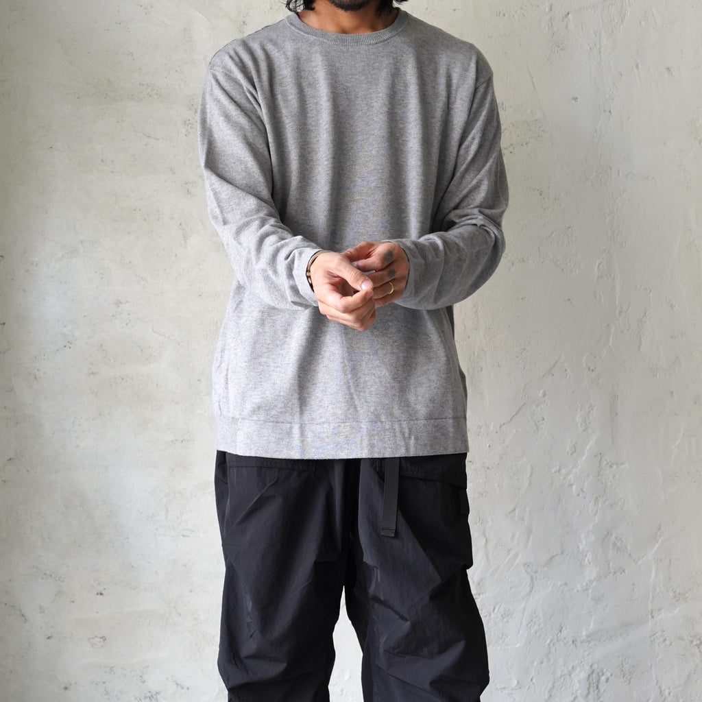 V::room / Cotton Cashmere 長袖クルーネックT