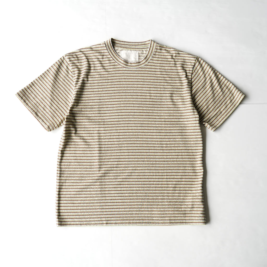 V::room / Recycled Cotton Multi Boarder カットソー