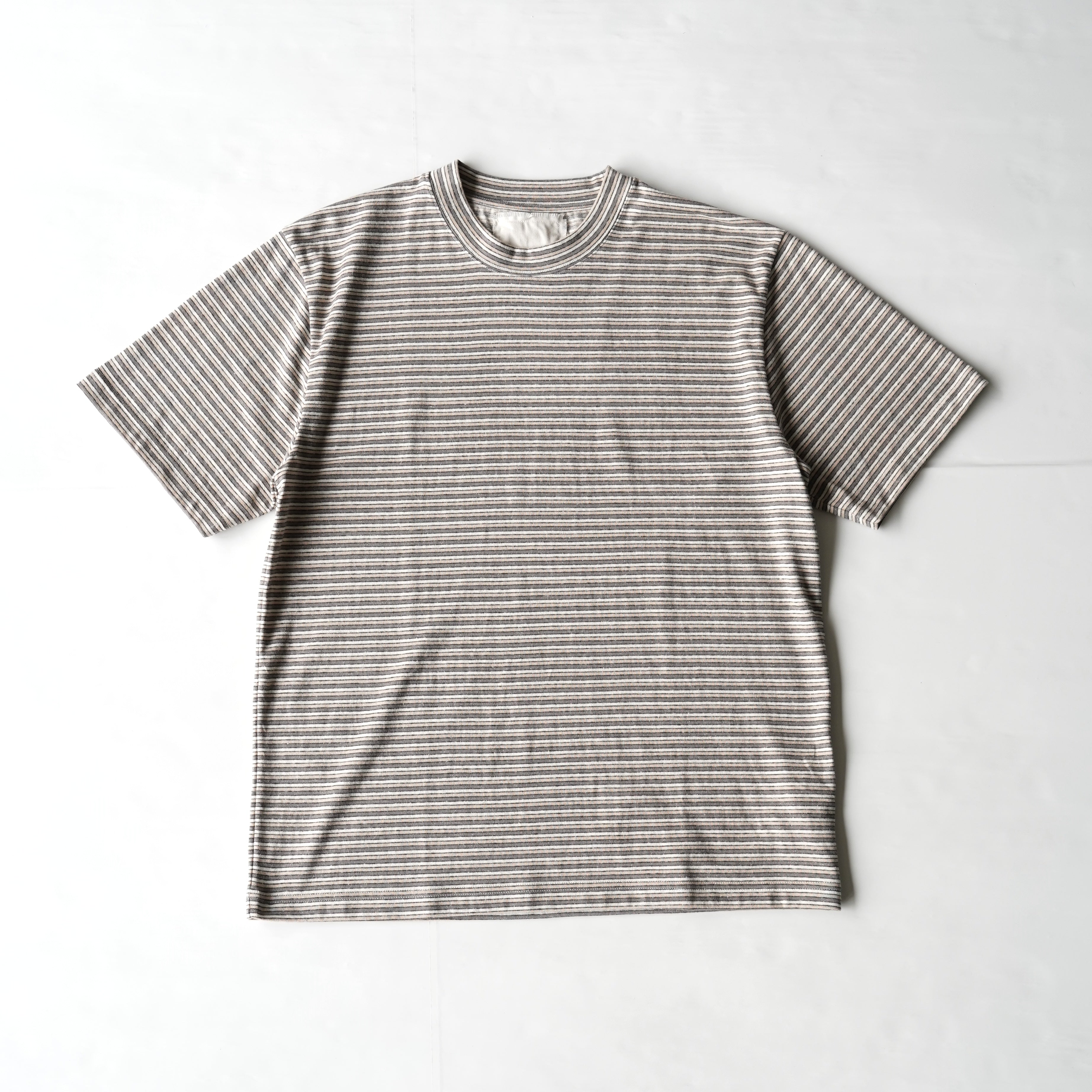 V::room / Recycled Cotton Multi Boarder カットソー