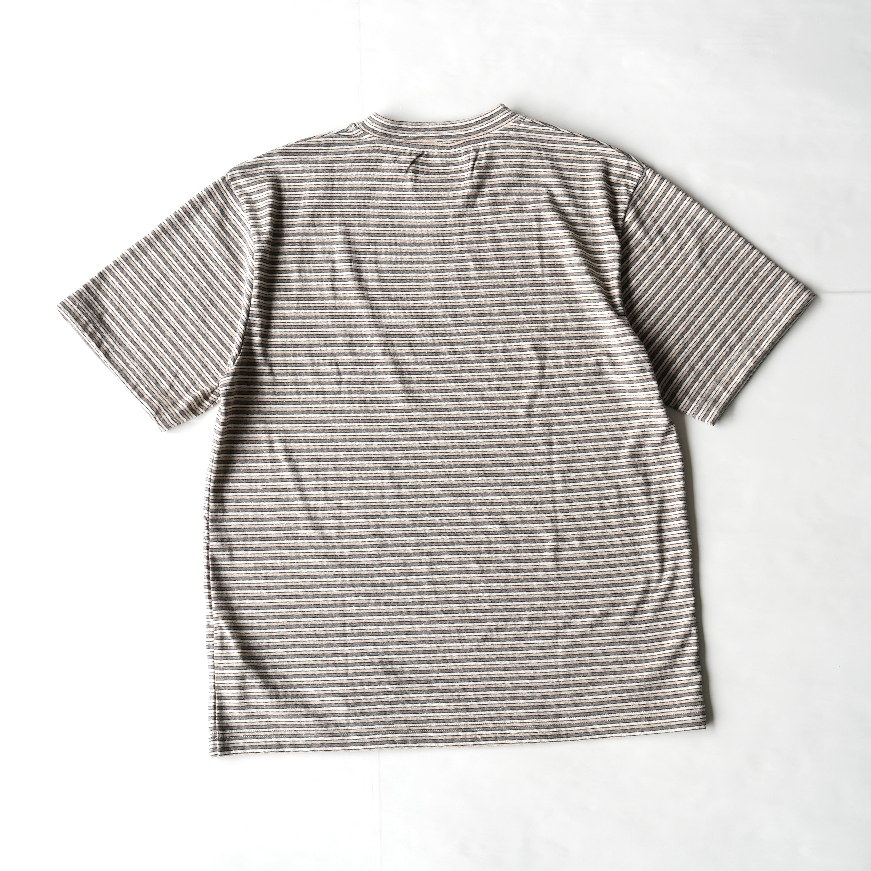 V::room / Recycled Cotton Multi Boarder カットソー