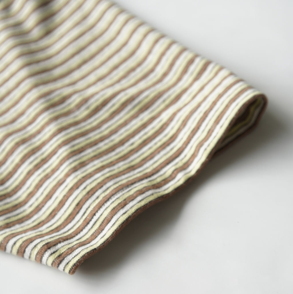 V::room / Recycled Cotton Multi Boarder カットソー