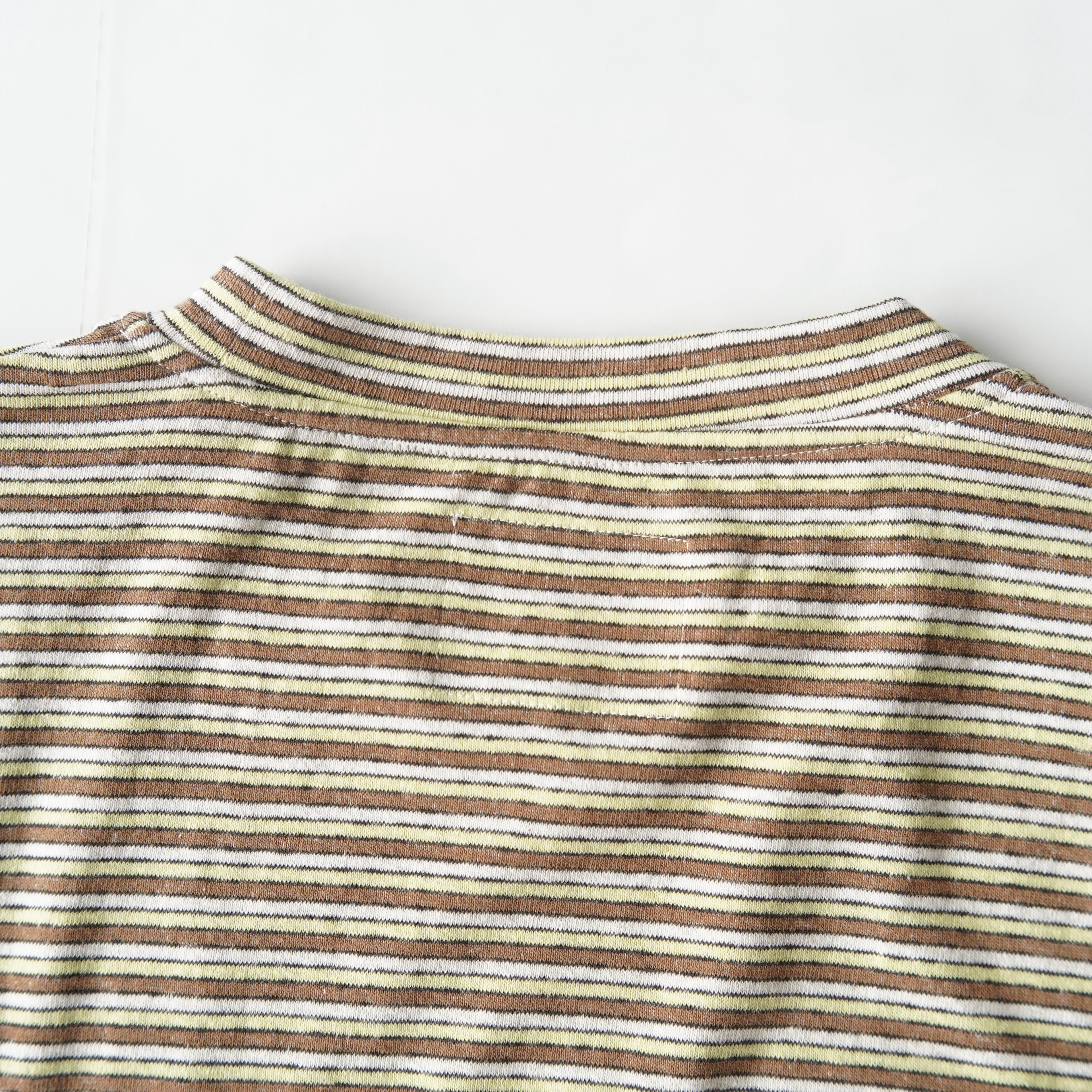 V::room / Recycled Cotton Multi Boarder カットソー