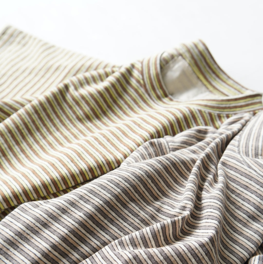 V::room / Recycled Cotton Multi Boarder カットソー