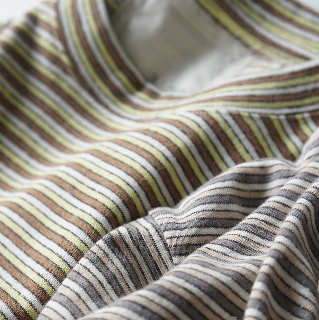 V::room / Recycled Cotton Multi Boarder カットソー