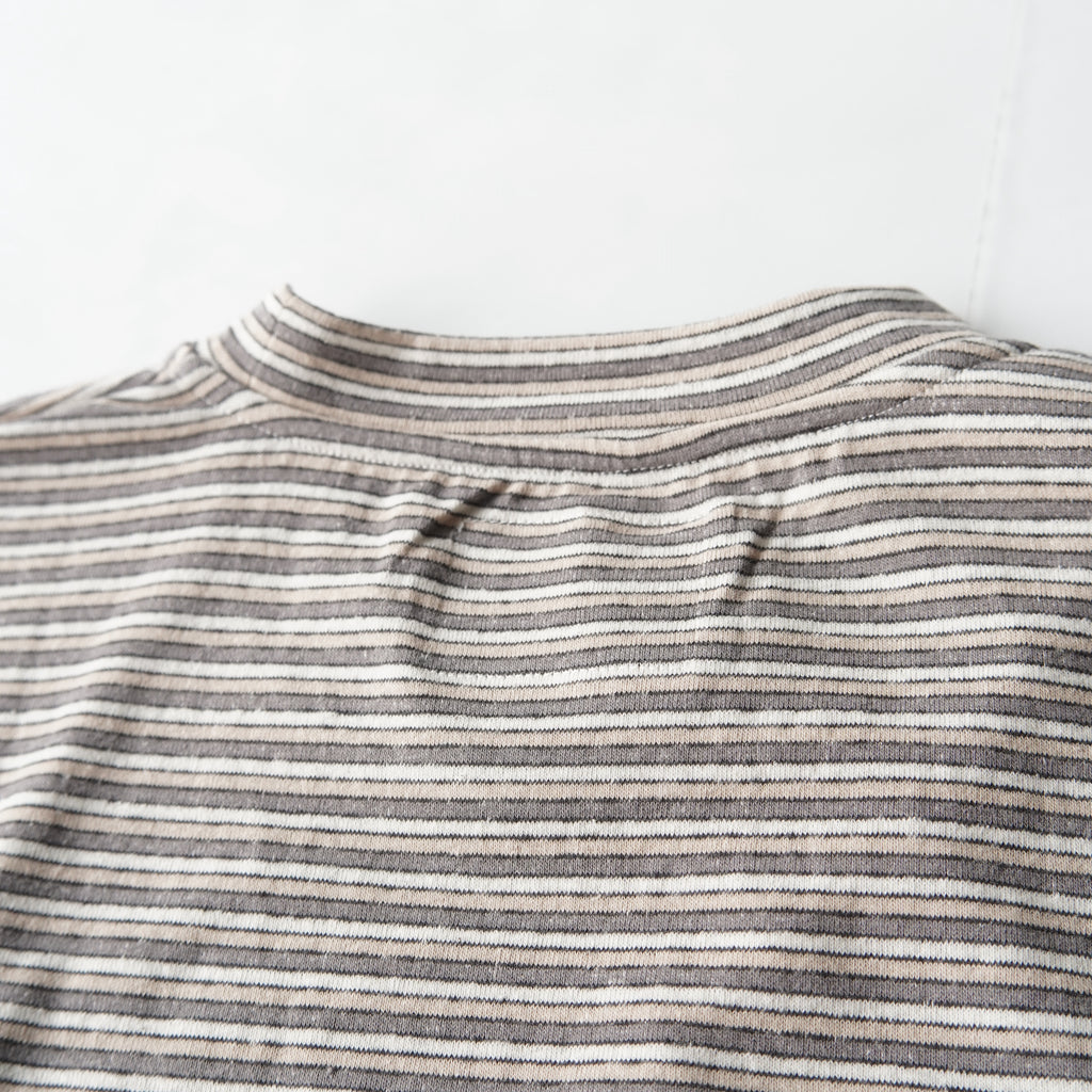 V::room / Recycled Cotton Multi Boarder カットソー