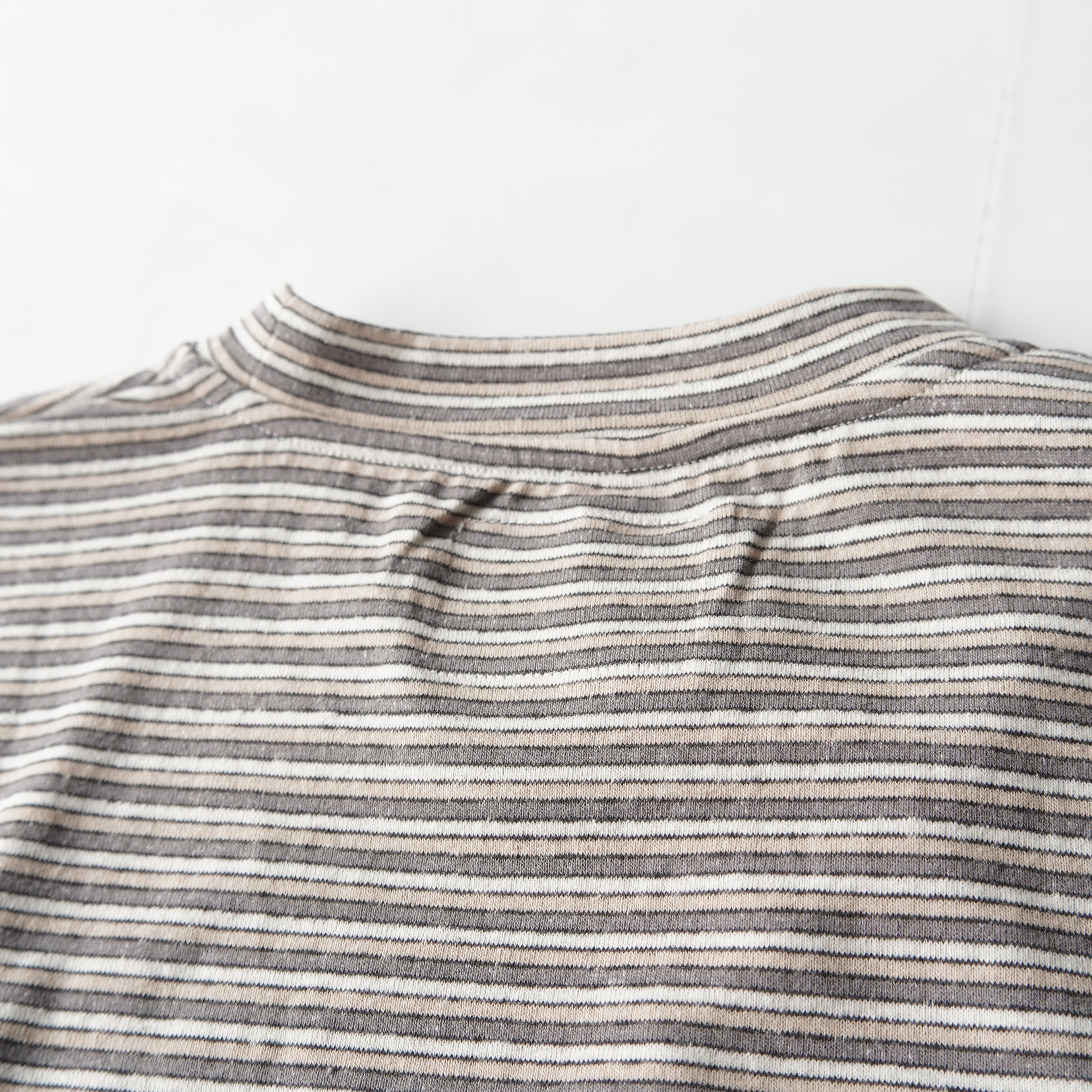 V::room / Recycled Cotton Multi Boarder カットソー