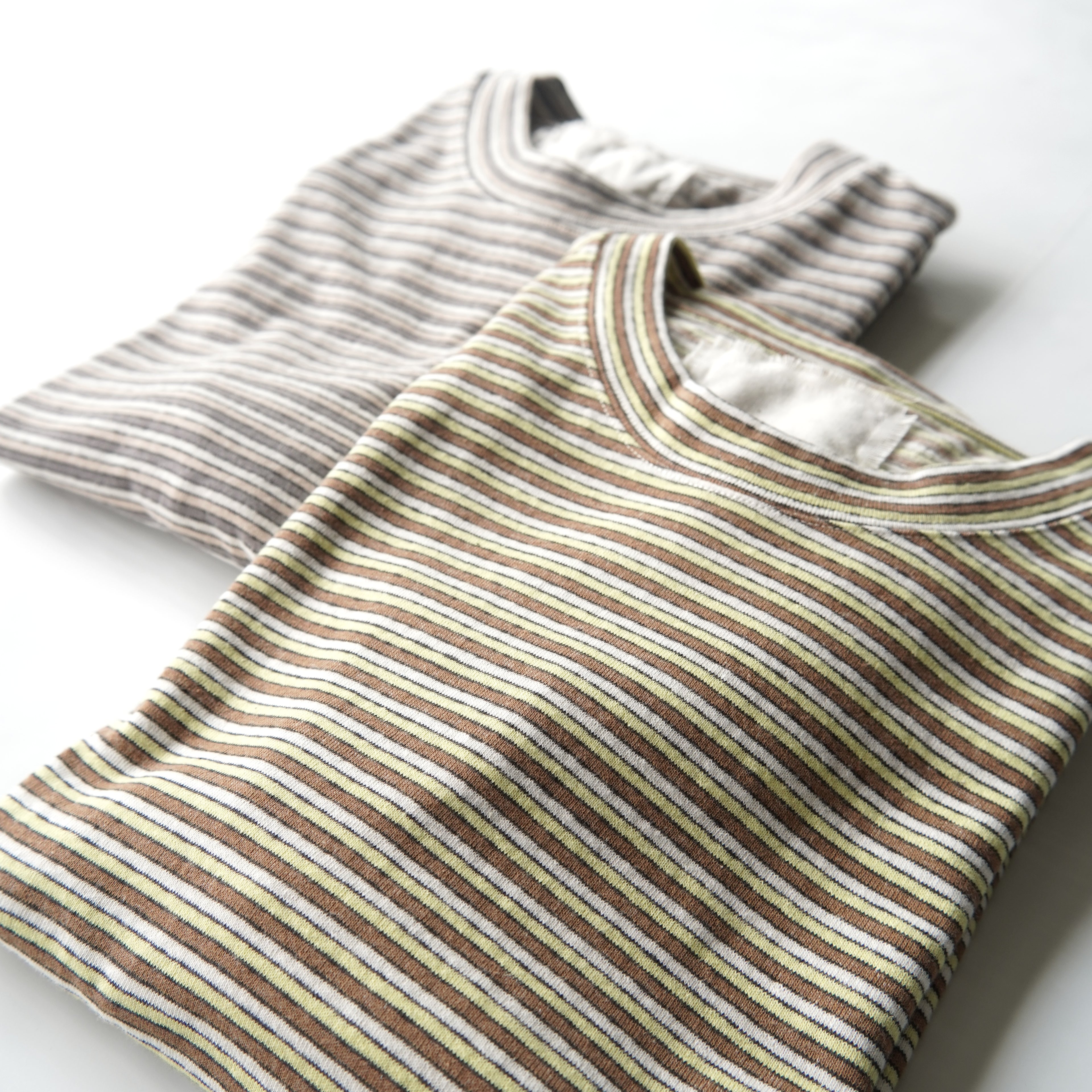 V::room / Recycled Cotton Multi Boarder カットソー