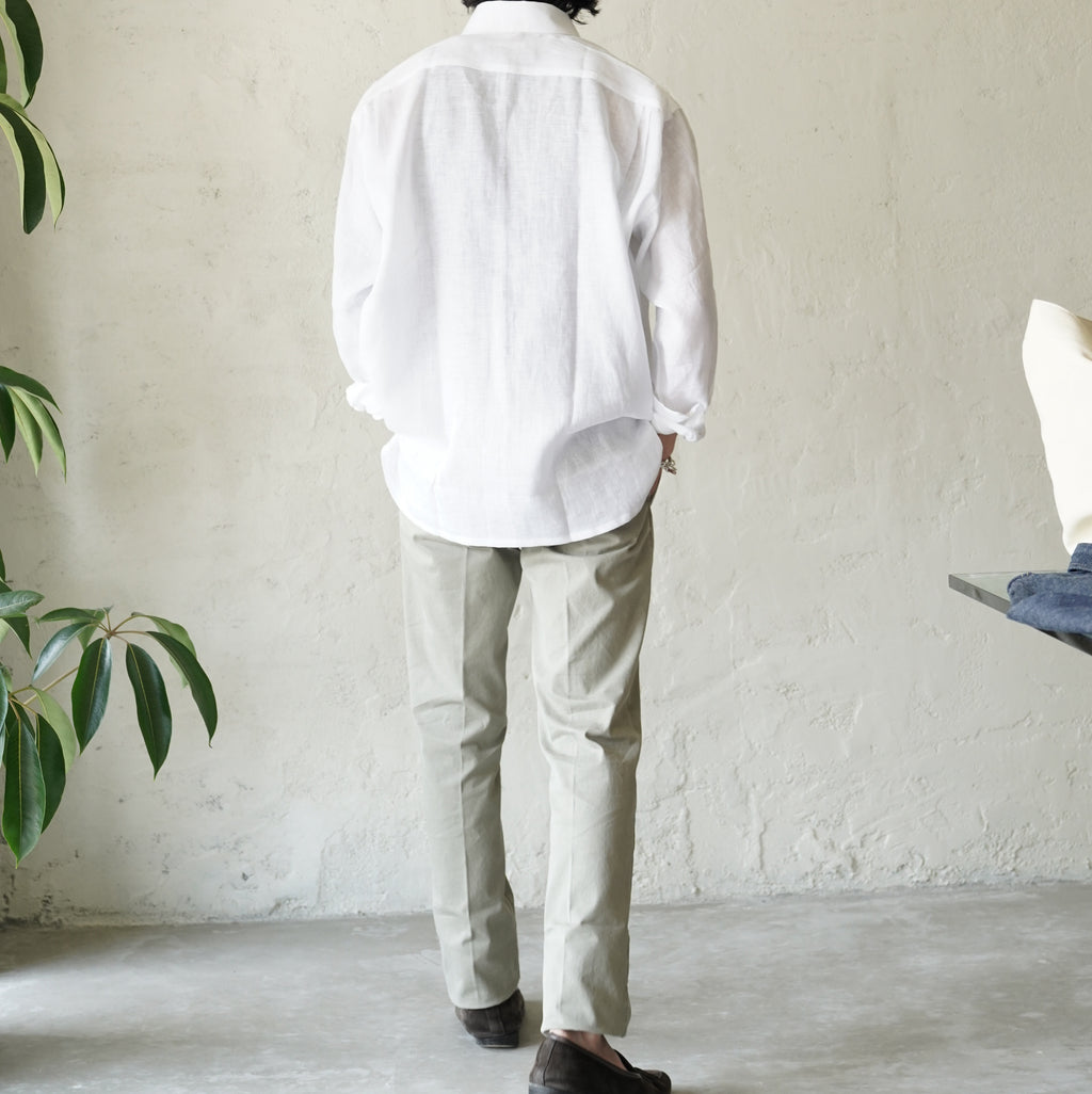 INCOTEX / 4 Season Stretch Gabardine Tapered Pants 100型 コットンパンツ