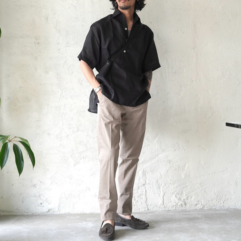 INCOTEX / 4 Season Stretch Gabardine Tapered Pants 100型 コットンパンツ