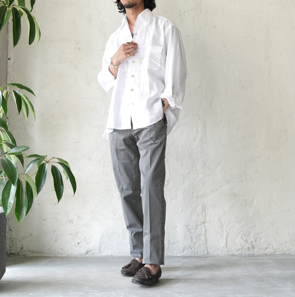 INCOTEX / 4 Season Stretch Gabardine Tapered Pants 100型 コットンパンツ
