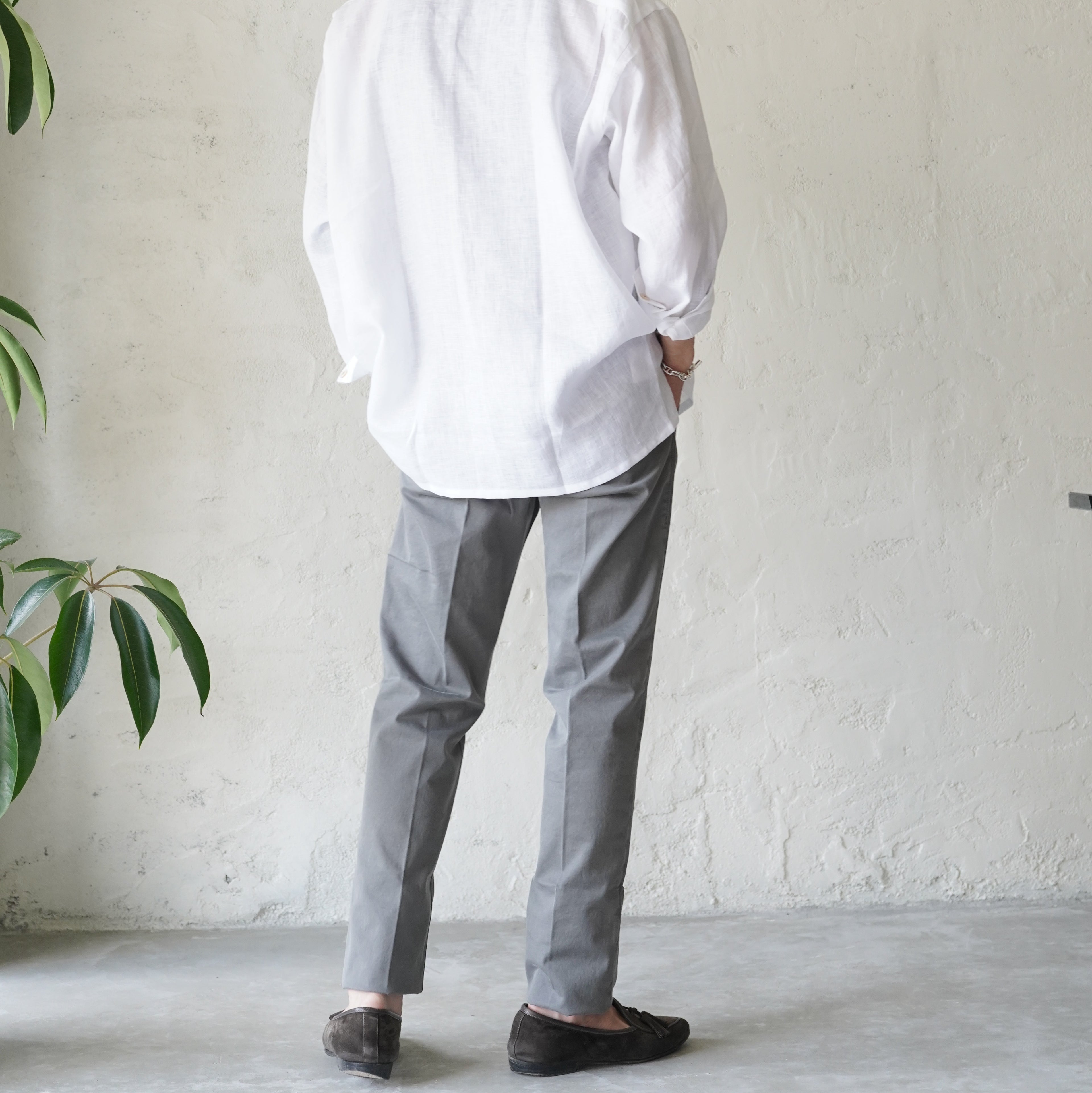 INCOTEX / 4 Season Stretch Gabardine Tapered Pants 100型 コットンパンツ