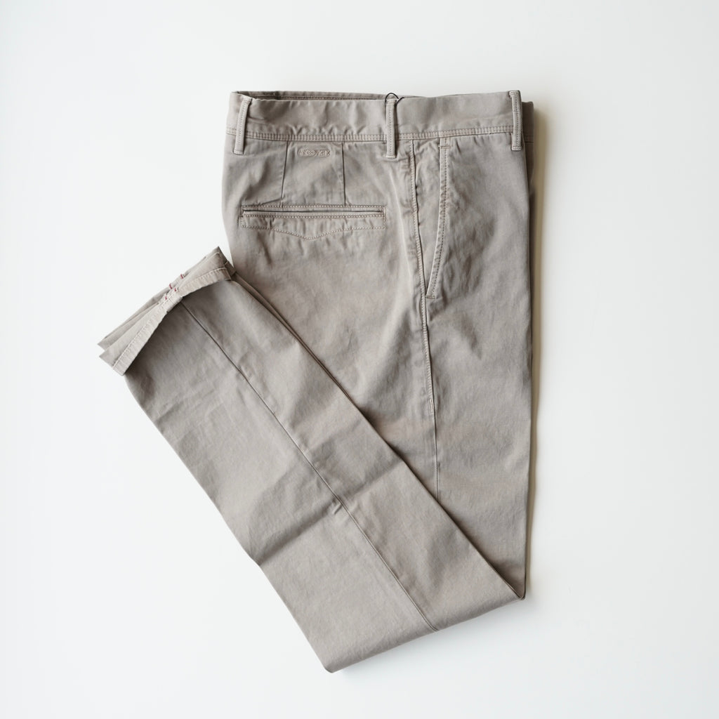 INCOTEX / 4 Season Stretch Gabardine Tapered Pants 100型 コットンパンツ