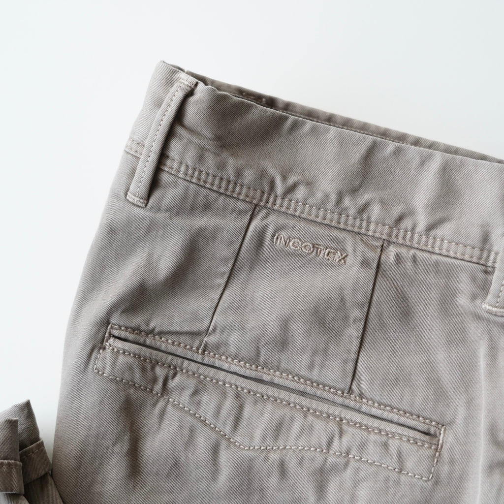 INCOTEX / 4 Season Stretch Gabardine Tapered Pants 100型 コットンパンツ