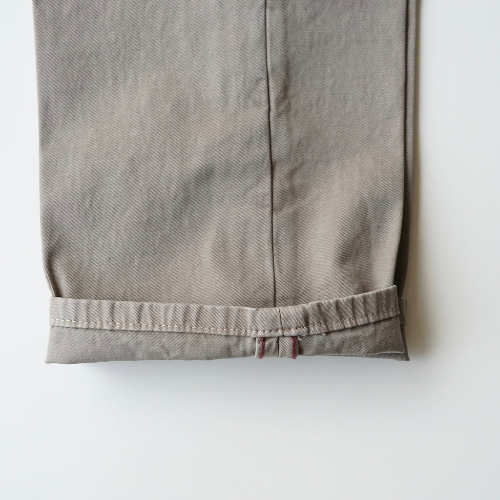 INCOTEX / 4 Season Stretch Gabardine Tapered Pants 100型 コットンパンツ