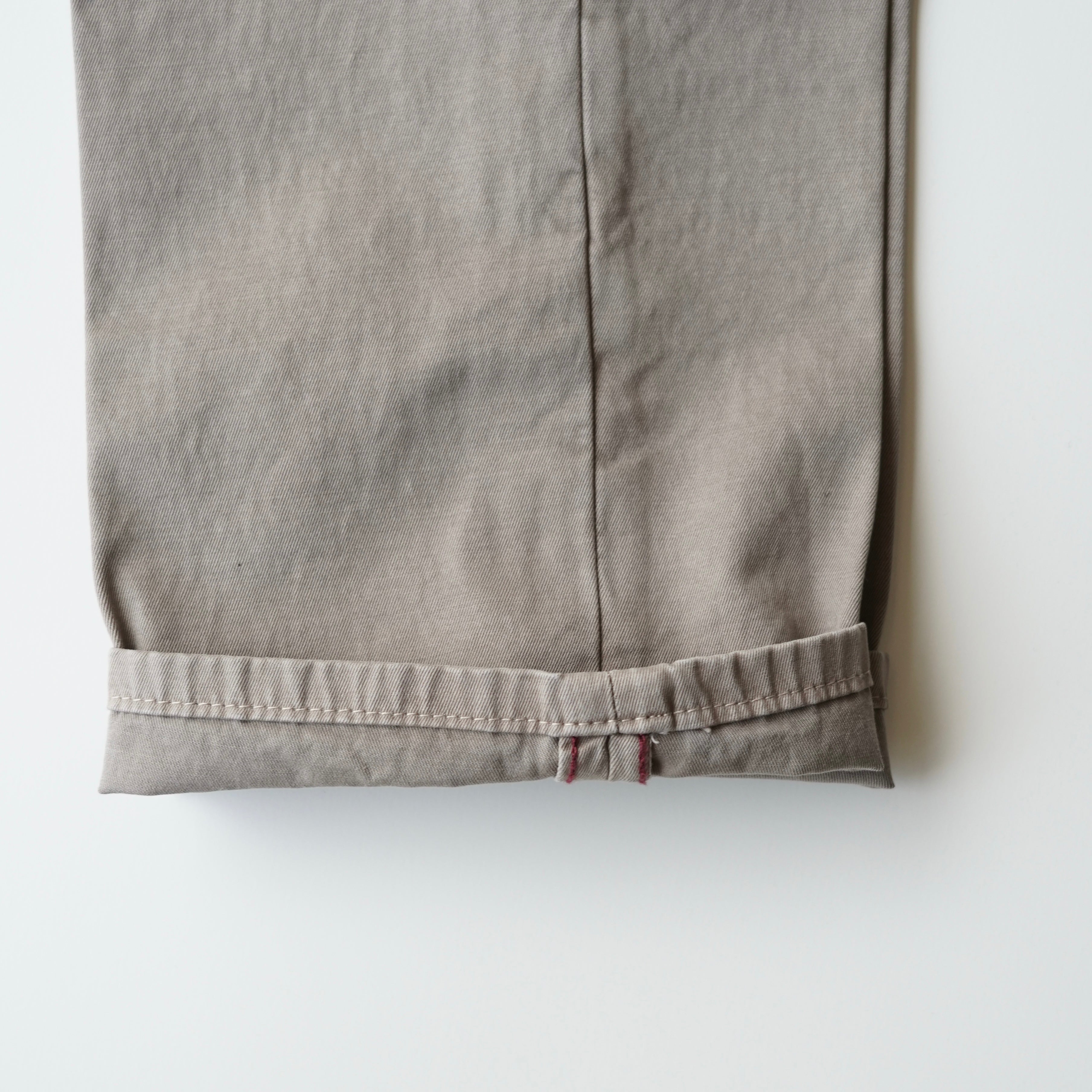 INCOTEX / 4 Season Stretch Gabardine Tapered Pants 100型 コットンパンツ
