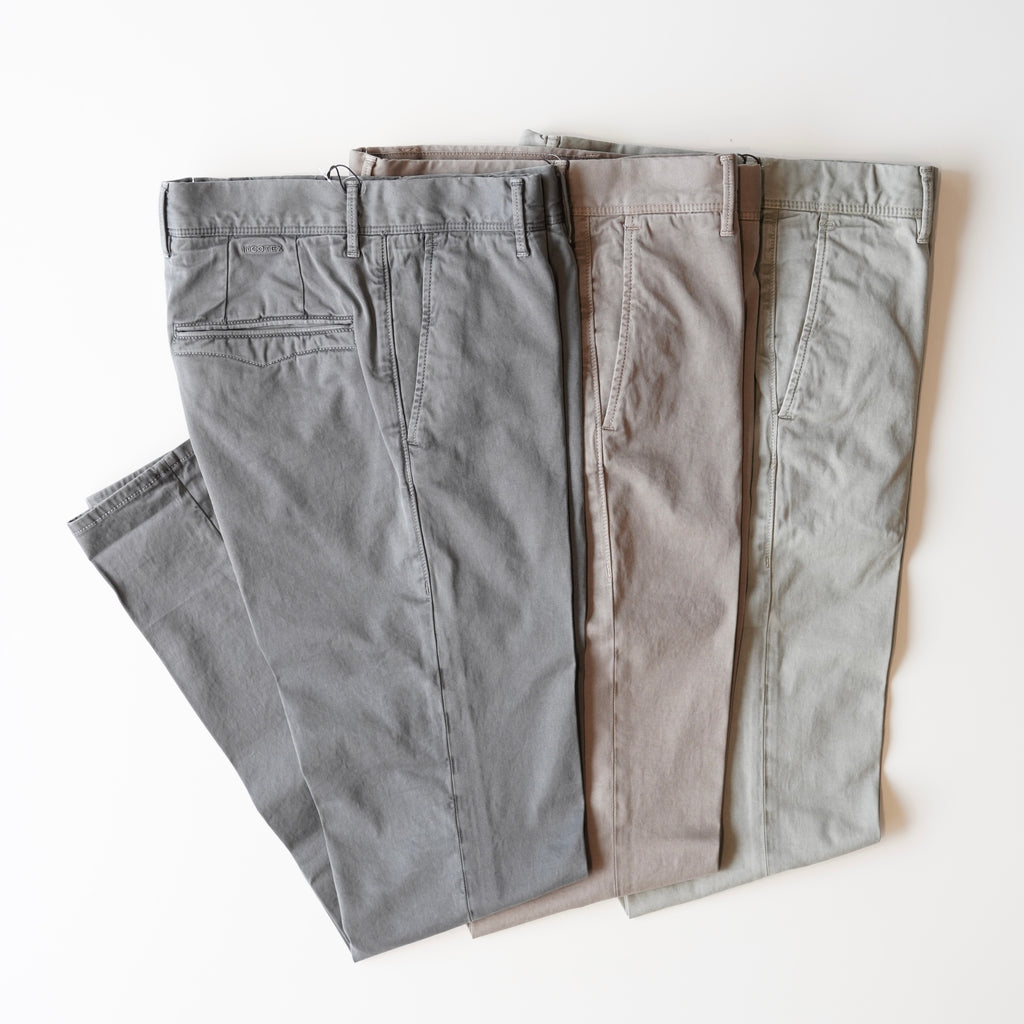 INCOTEX / 4 Season Stretch Gabardine Tapered Pants 100型 コットンパンツ
