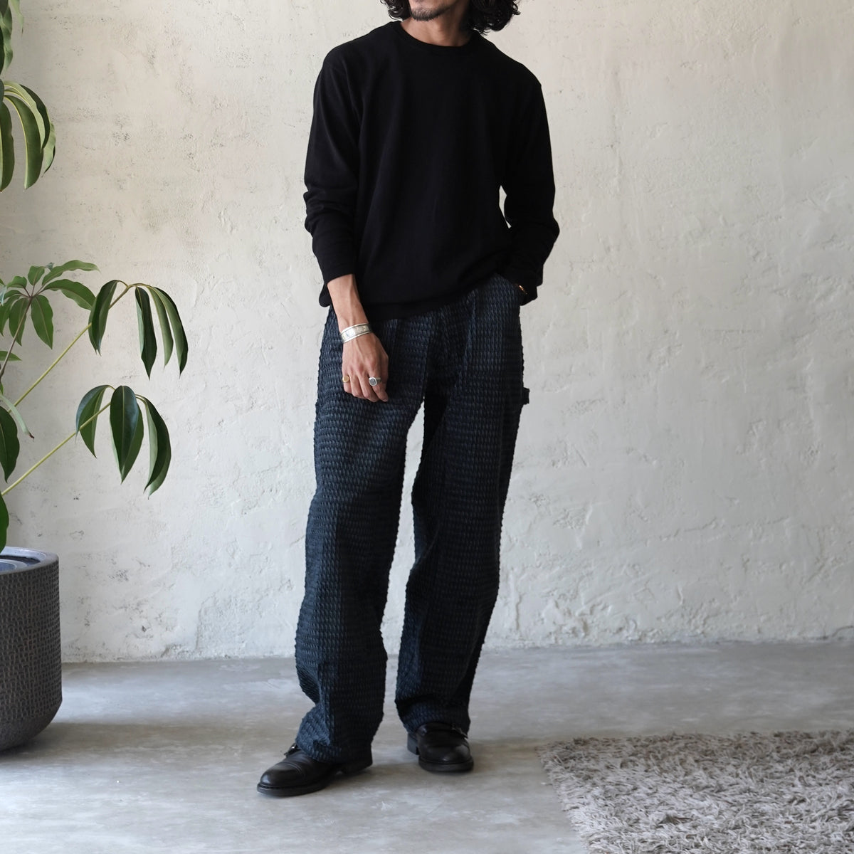SOWBOW / DOUBLE KNEE PAINTER PANTS