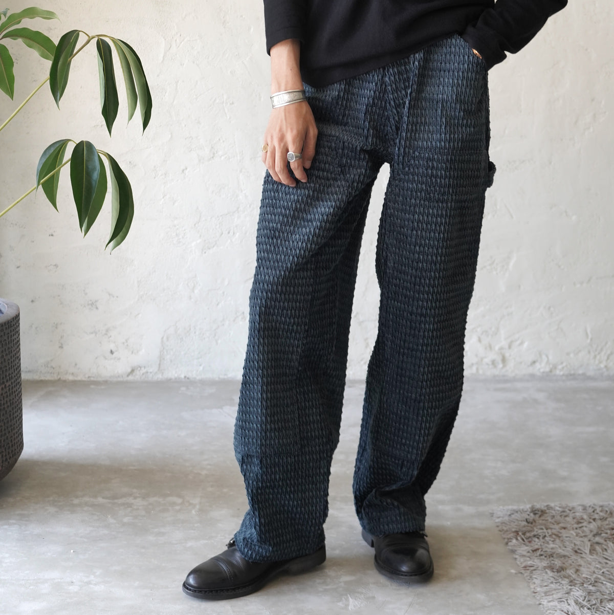 SOWBOW / DOUBLE KNEE PAINTER PANTS