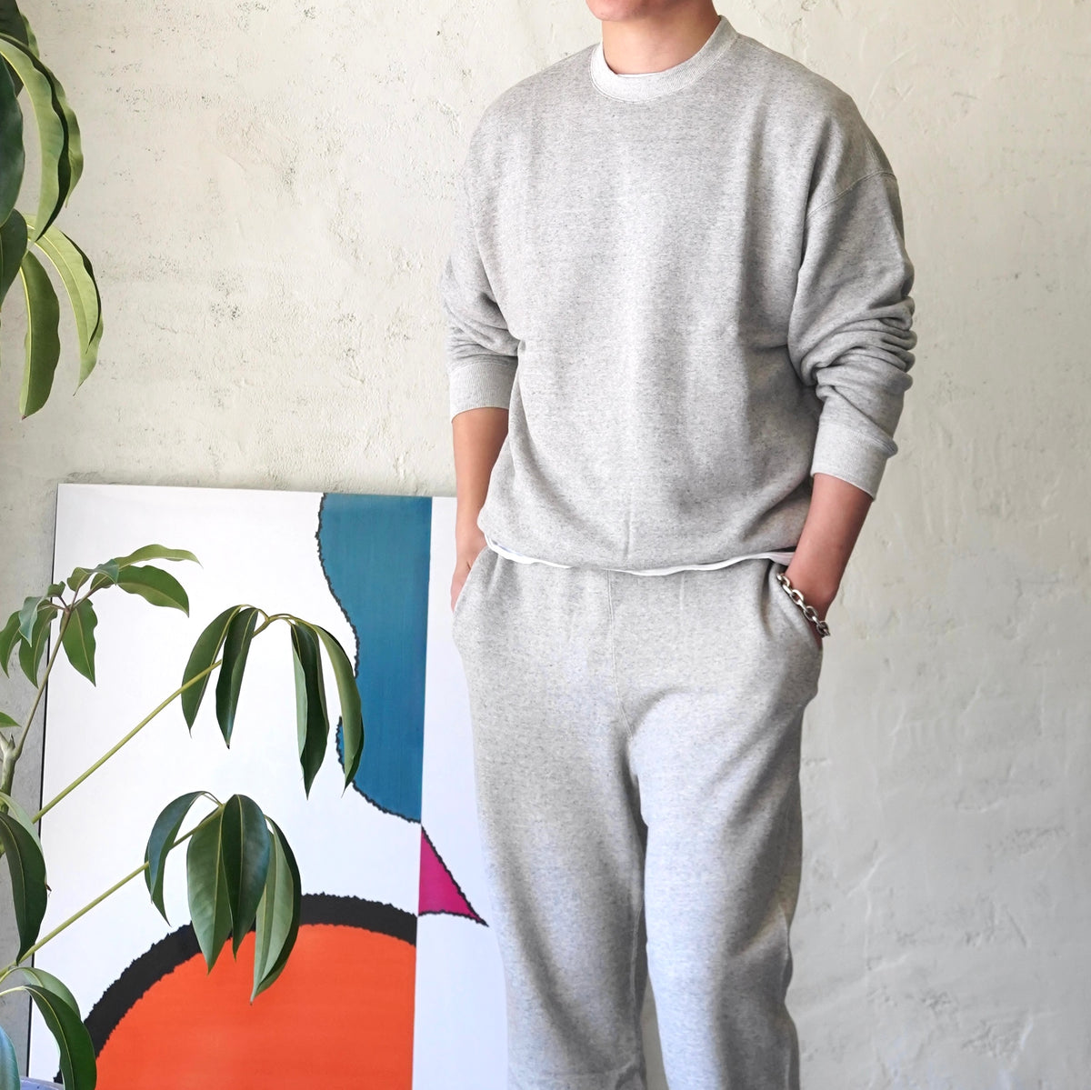 【一般販売開始 10月9日20:00~】V::room / Tencel Soft Fleece Series クルーネック スウェットシャツ