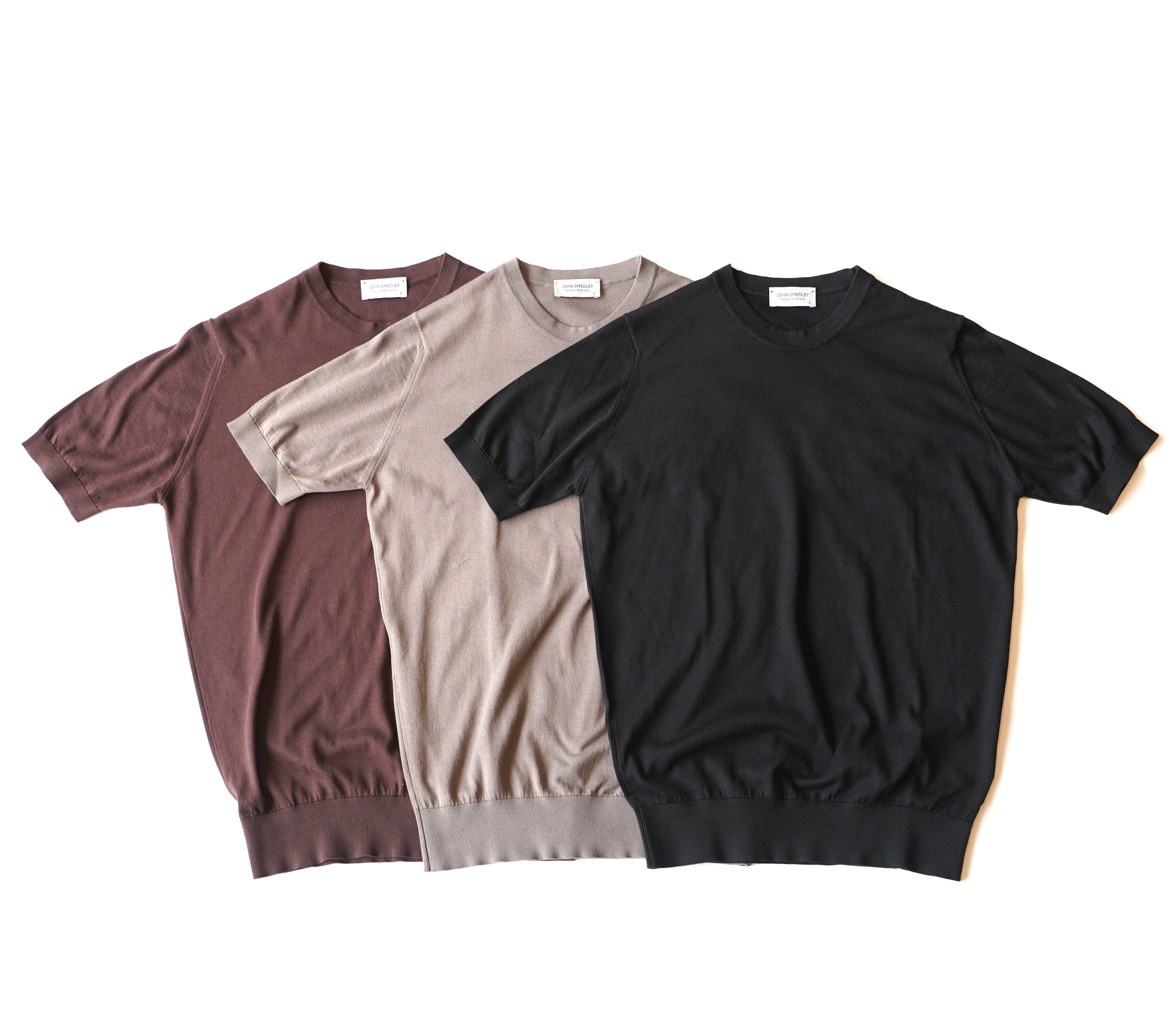 JOHN SMEDLEY / KEMPTON クルーネック半袖ニット