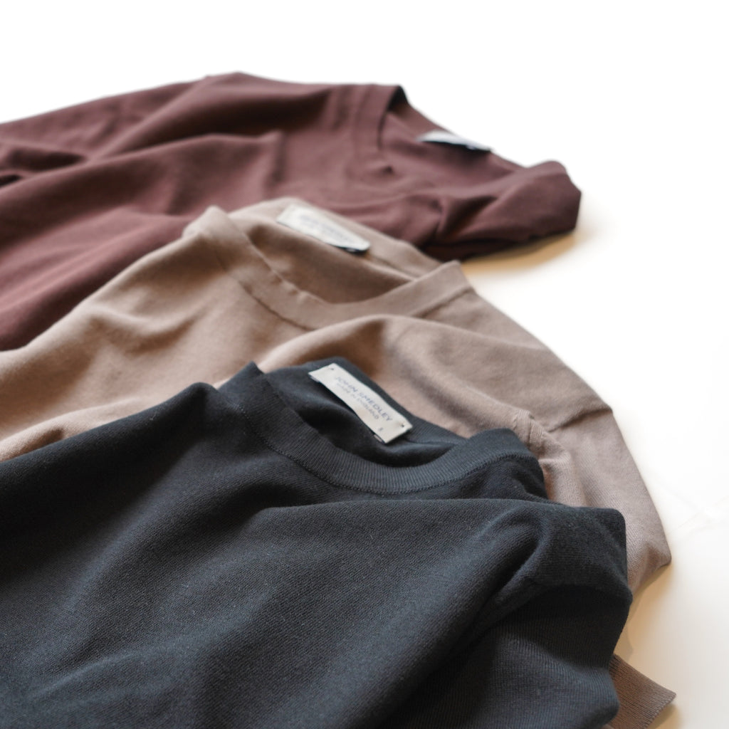 JOHN SMEDLEY / KEMPTON クルーネック半袖ニット