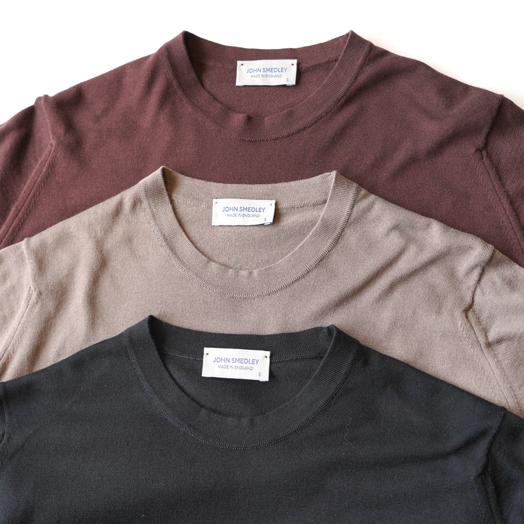 JOHN SMEDLEY / KEMPTON クルーネック半袖ニット