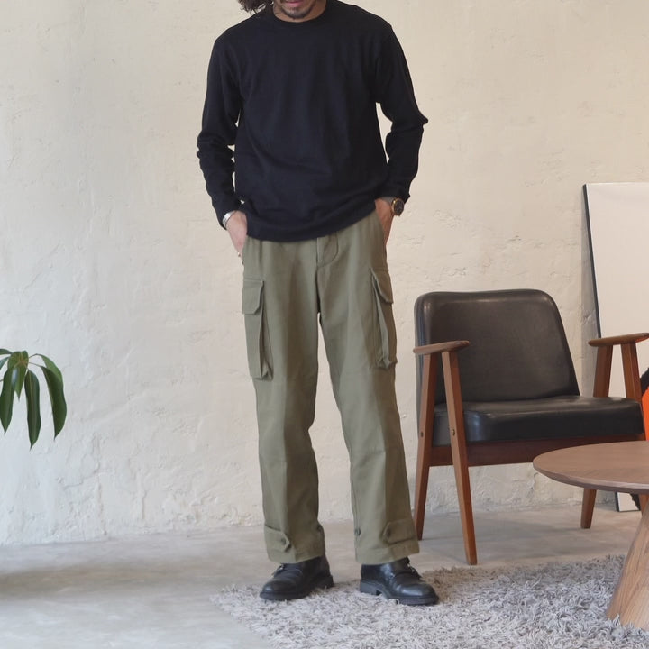 V::loom / Cotton Cashmere 長袖クルーネックT