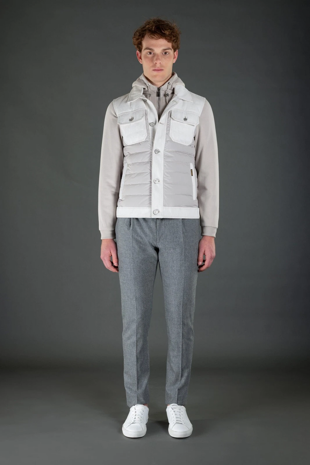 MooRER｜FALDI-214T-H ECRU 48size